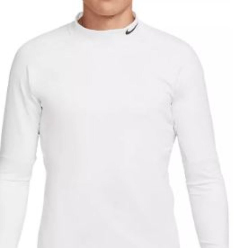 Nike Pro Combat Dri Fit Men's White Long Sleeve Compression Athletic Shirt XL